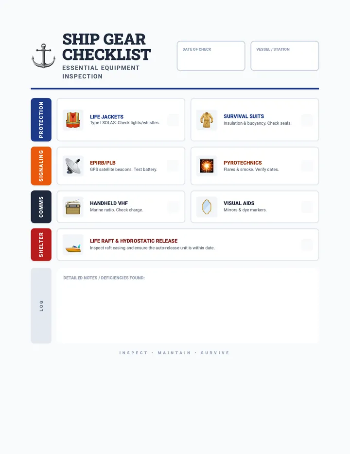 Survival Gear Master Checklist