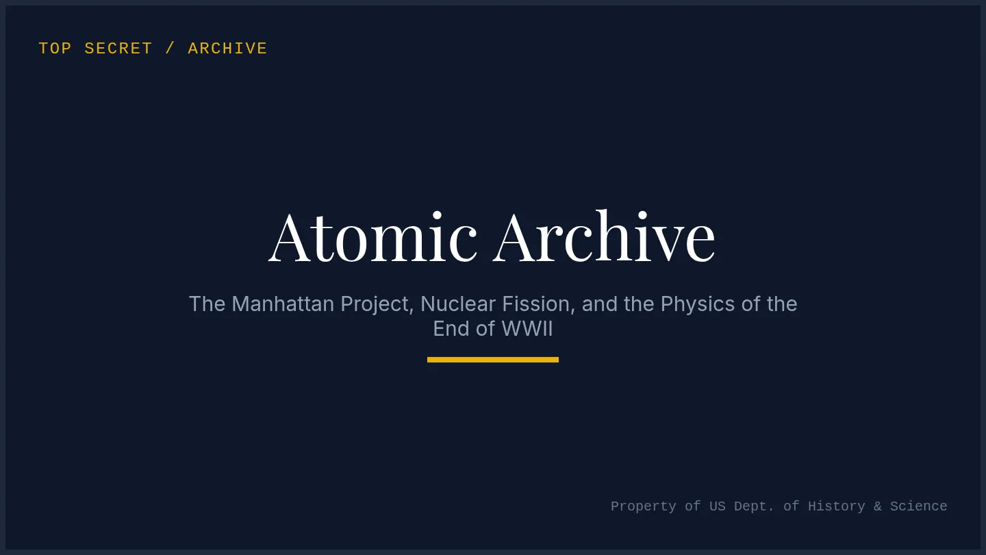 Atomic Archive Slides