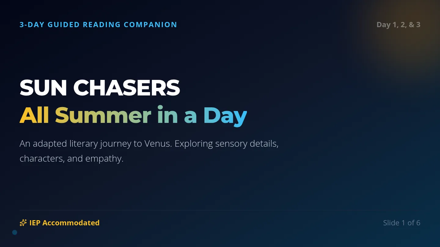 Sun Chasers Presentation Slides