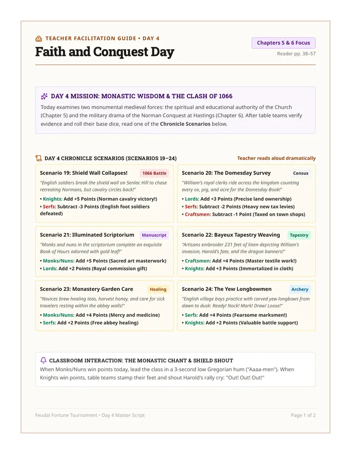 Faith and Conquest Guide