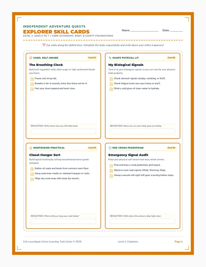 Life Launchpad Task Cards