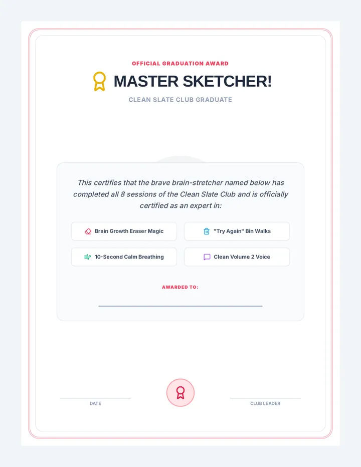 Master Sketcher Certificate