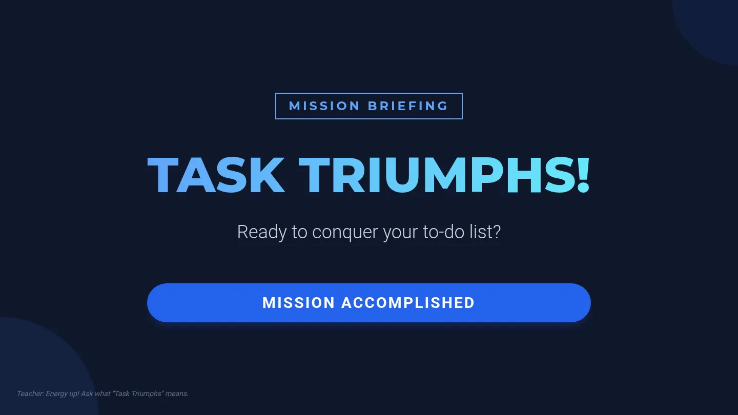 Task Triumphs Presentation