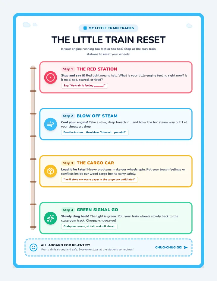 Little Train Reset Poster
