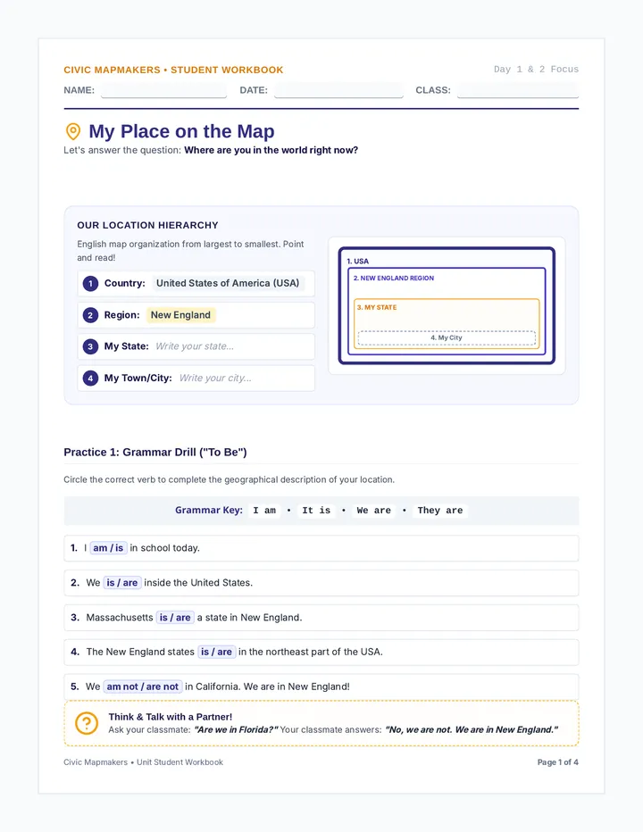 Civic Mapmakers Student Workbook