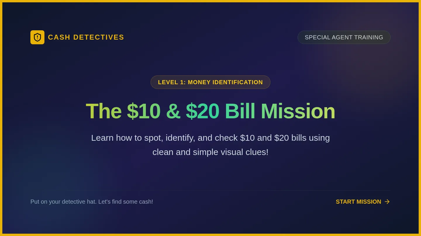 Cash Detectives Slides