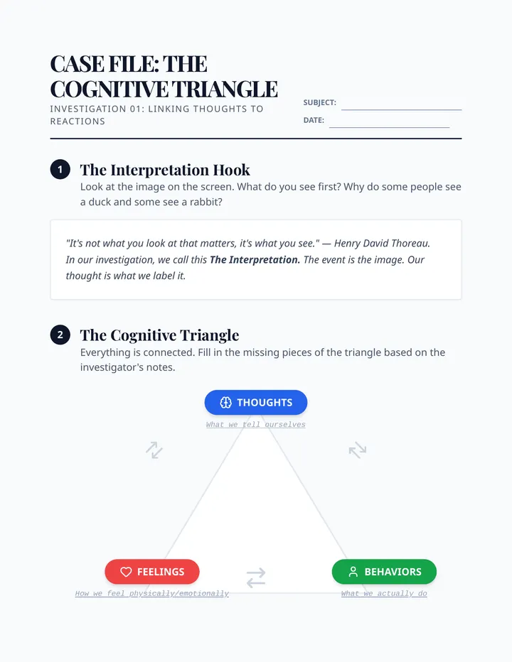 Triangle Tracer Worksheet
