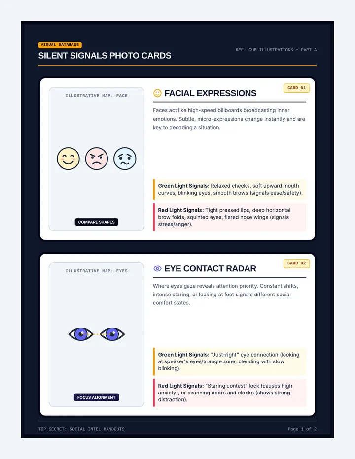 Silent Signals Flashcards