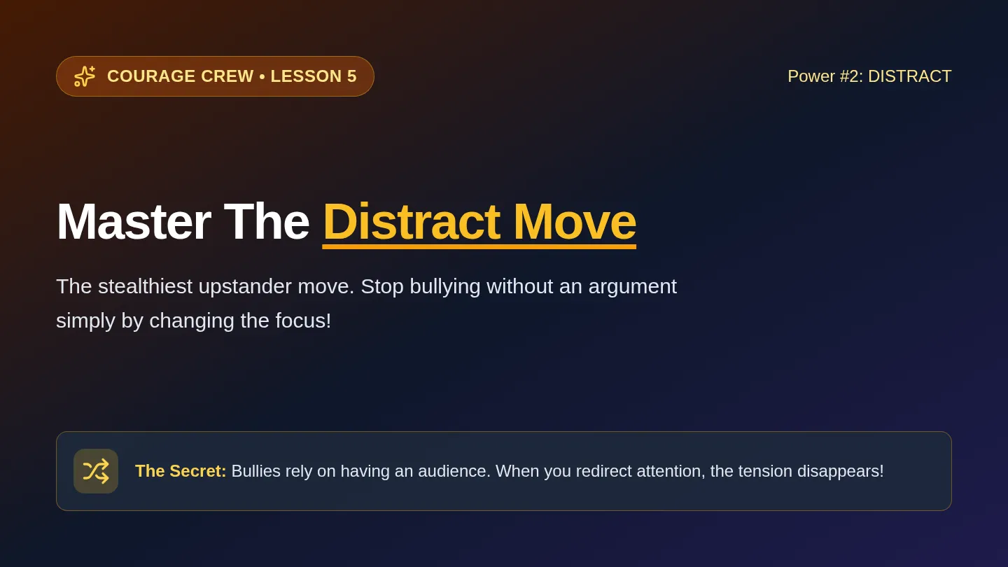 Distract Move Slides