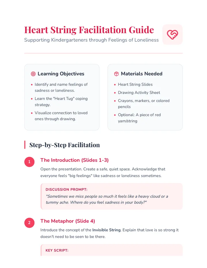 Heart String Facilitation Guide