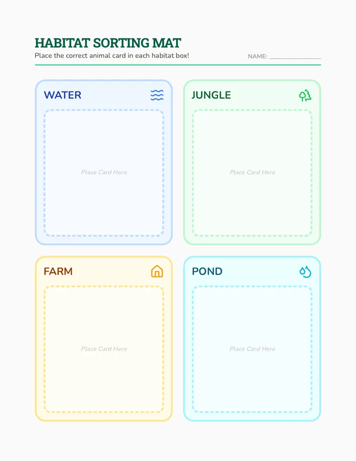 Habitat Sorting Mat