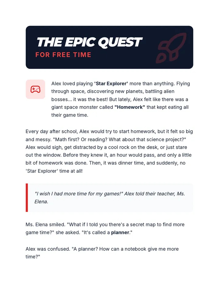 Epic Quest Reading