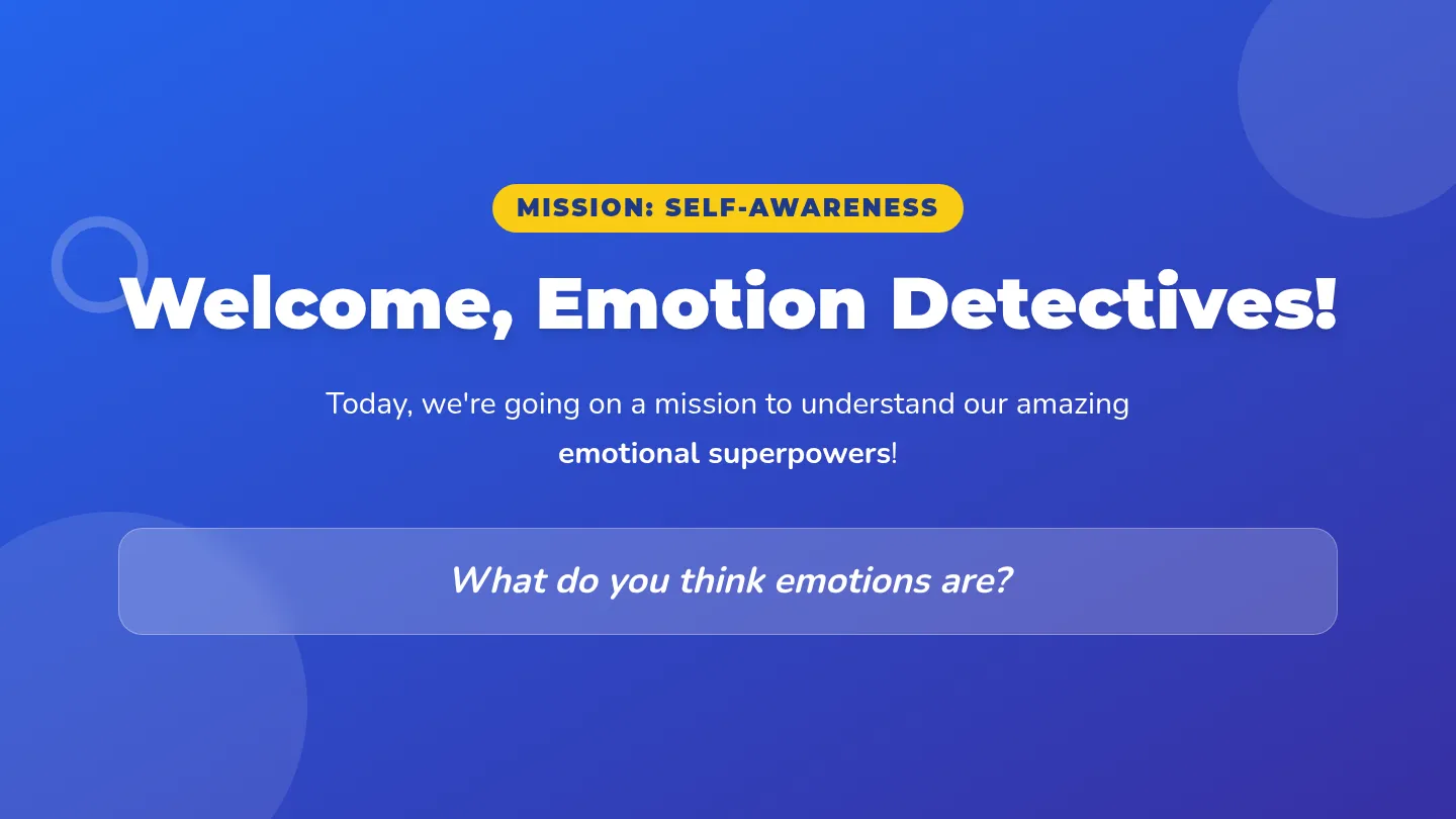 Emotion Detectives Presentation Slides