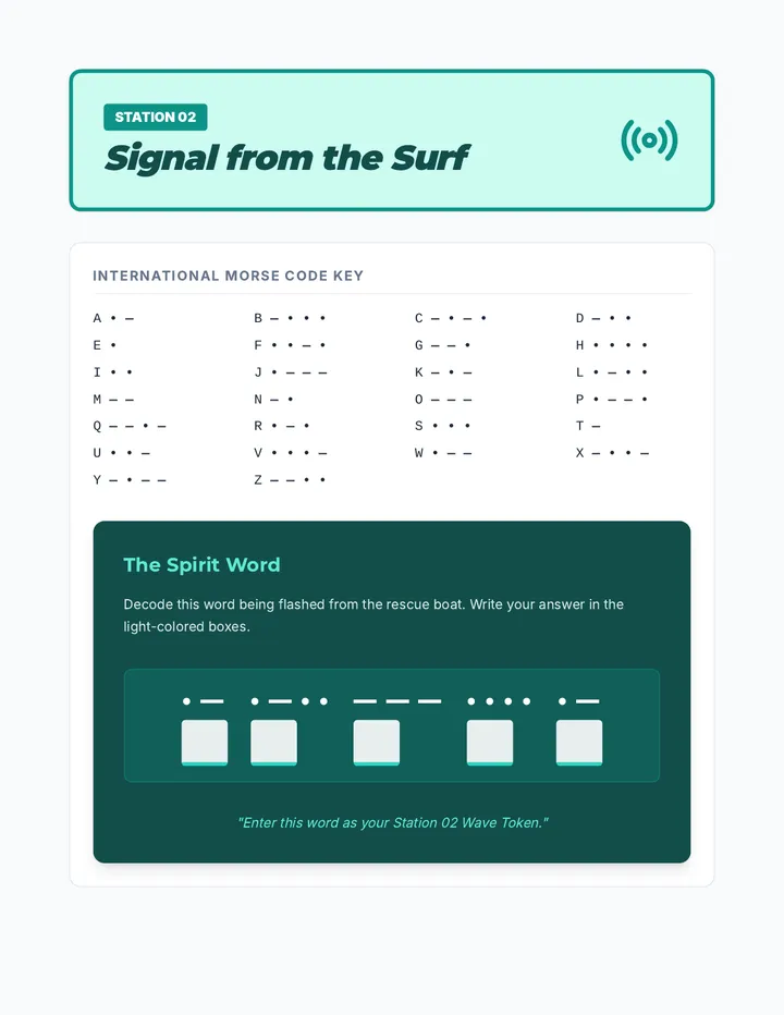 Signal Surf Morse Station