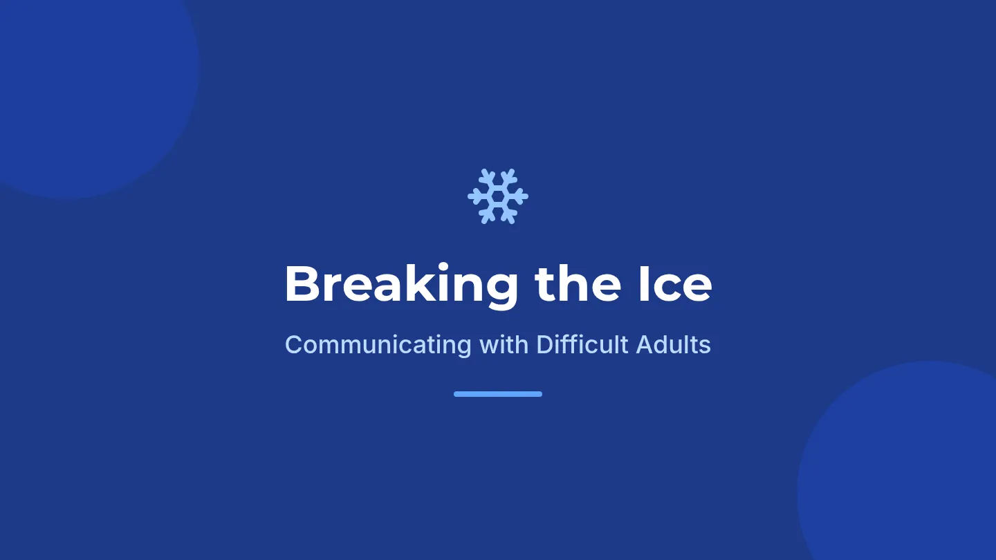 Breaking Ice Slides