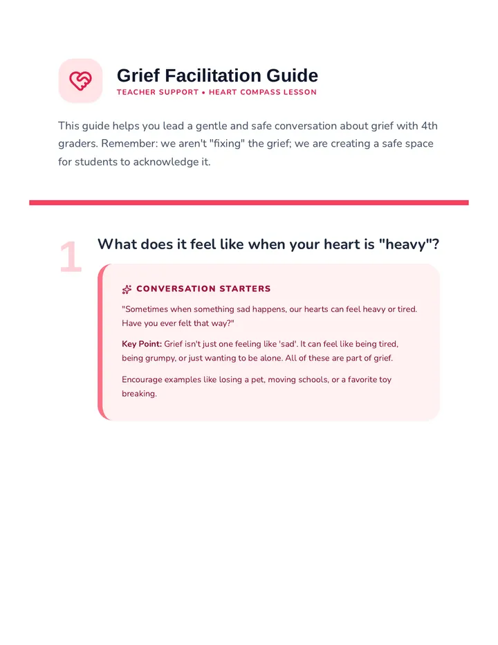 Grief Facilitation Guide