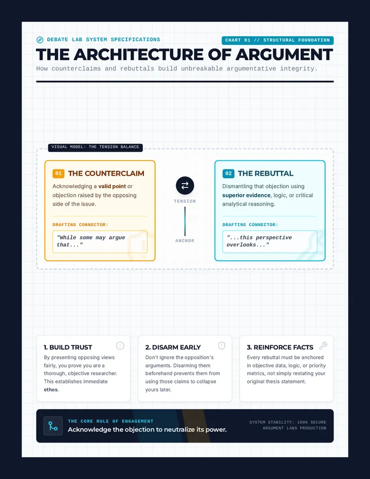 Rebuttal Blueprint Poster Set