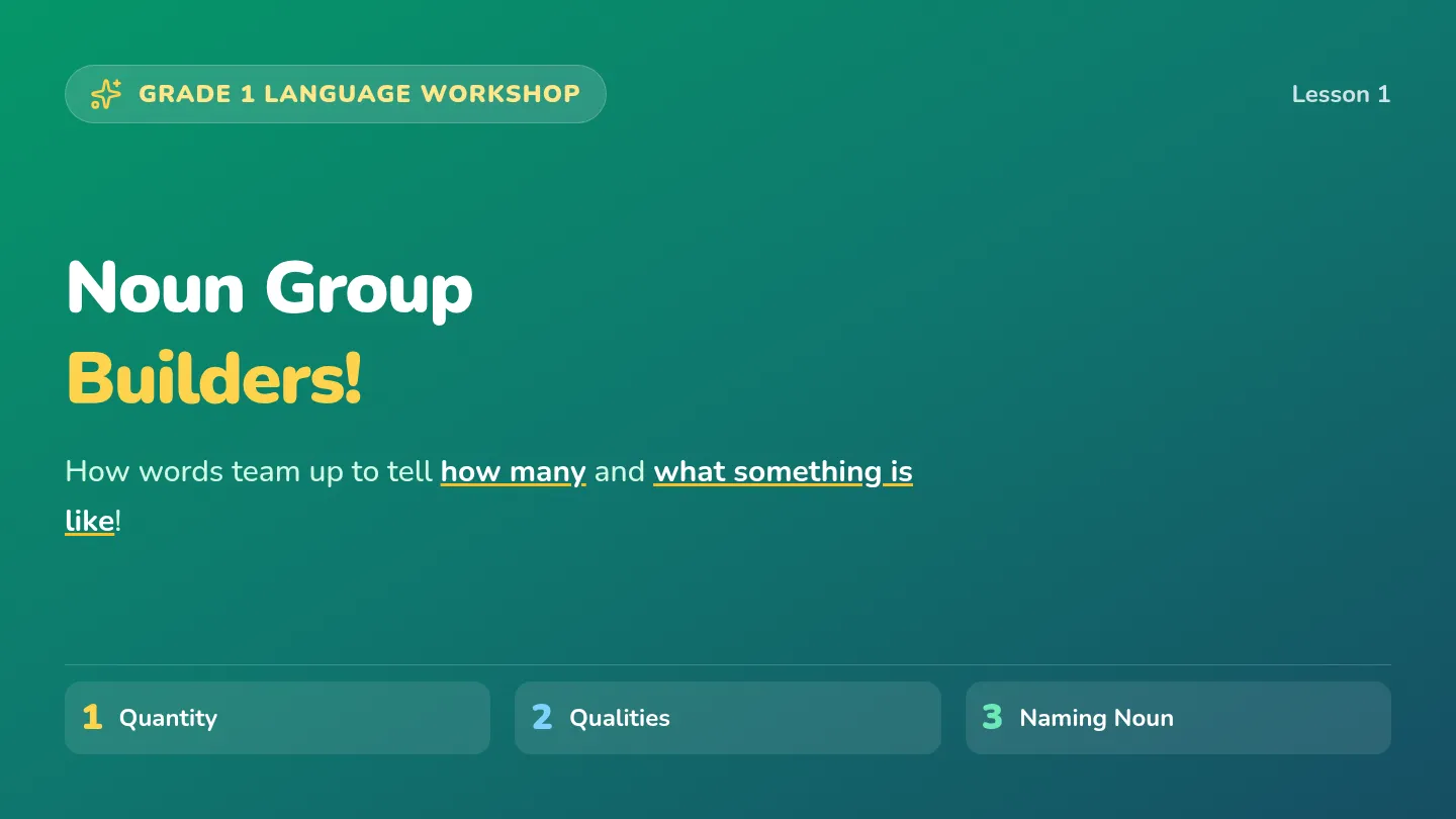 Noun Builder Slides