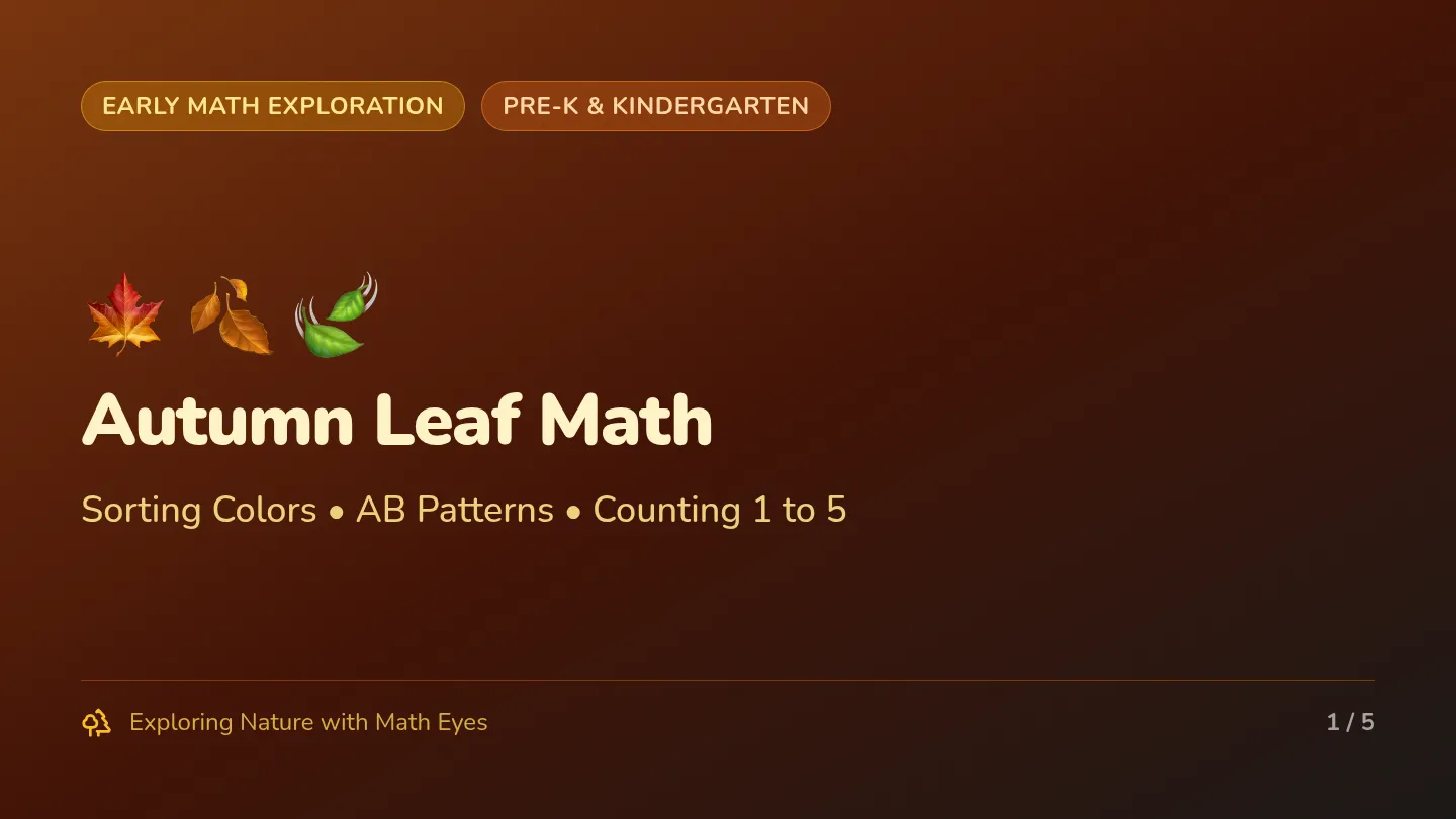 Autumn Leaf Slides