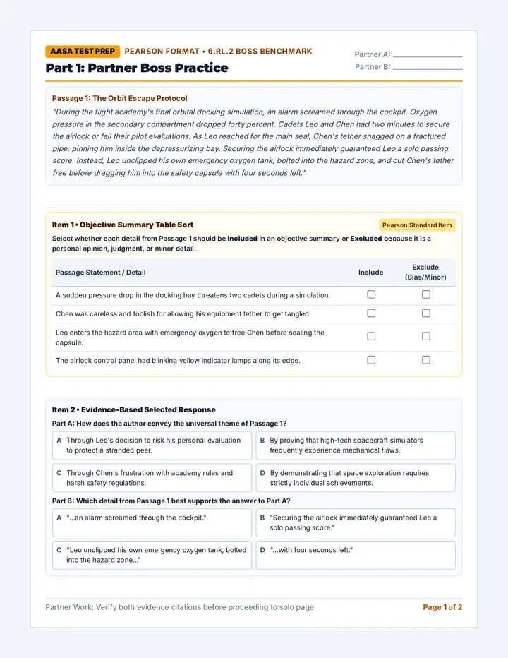 AASA Codebreaker Assessment