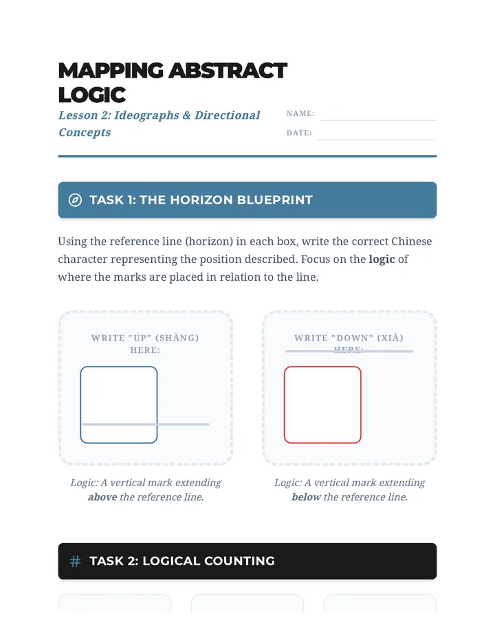 Logical Mapping Worksheet