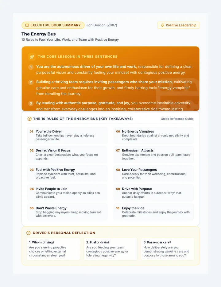 Energy Bus Summary Guide