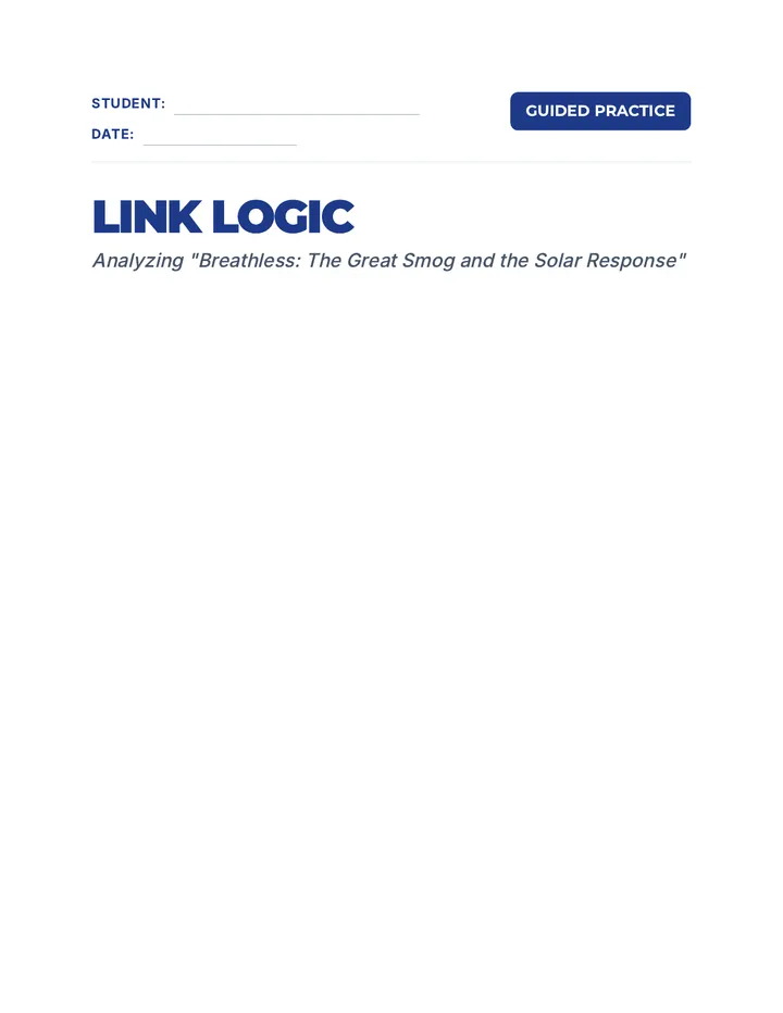 Link Logic Worksheet