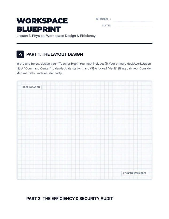 Workspace Blueprint Worksheet