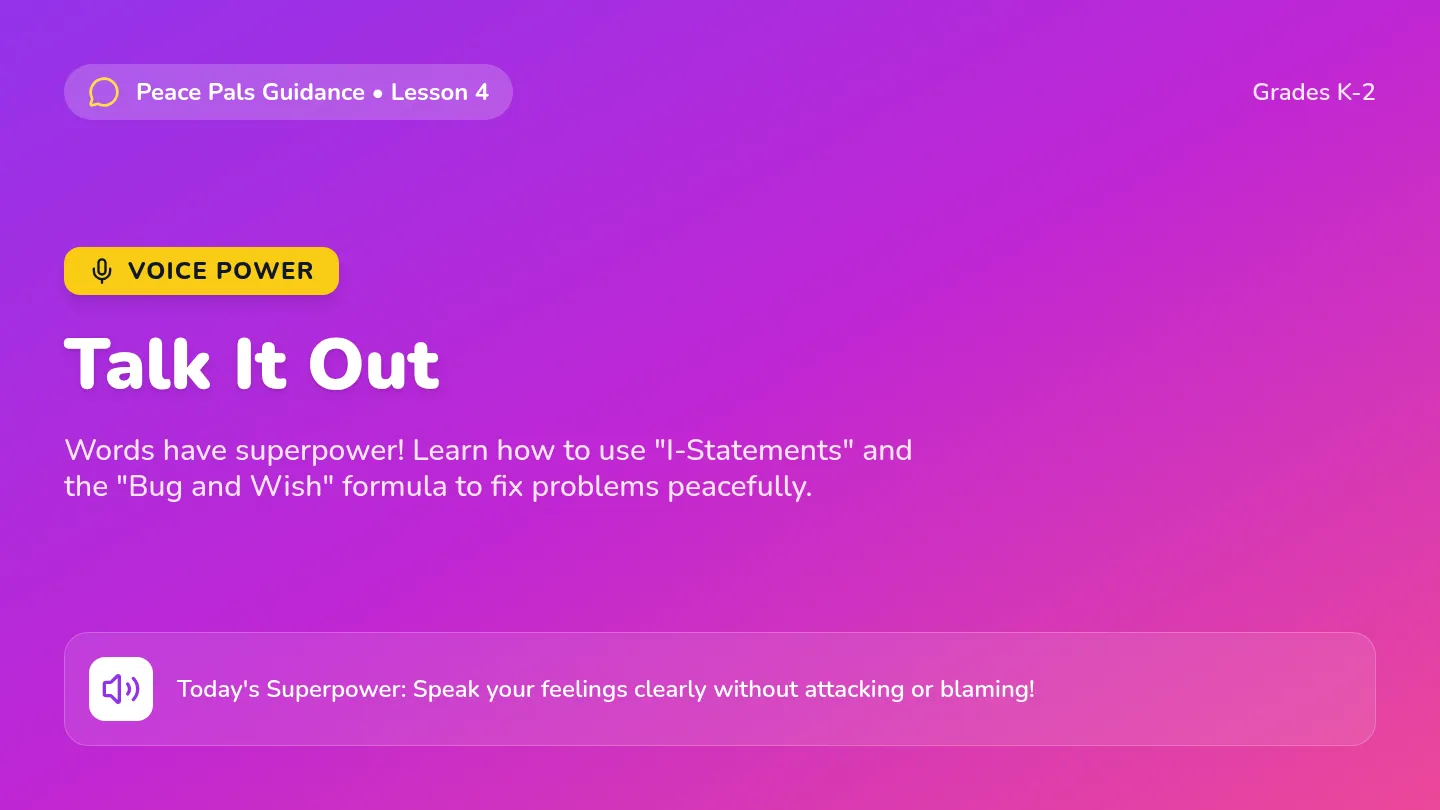 Talk It Out Slides