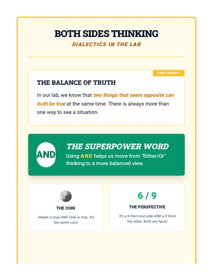 Both Sides Thinking Visual