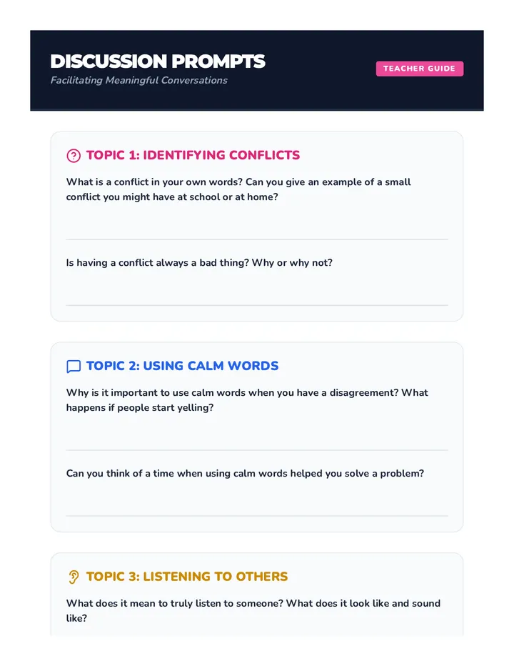 Donut Worry Discussion Guide