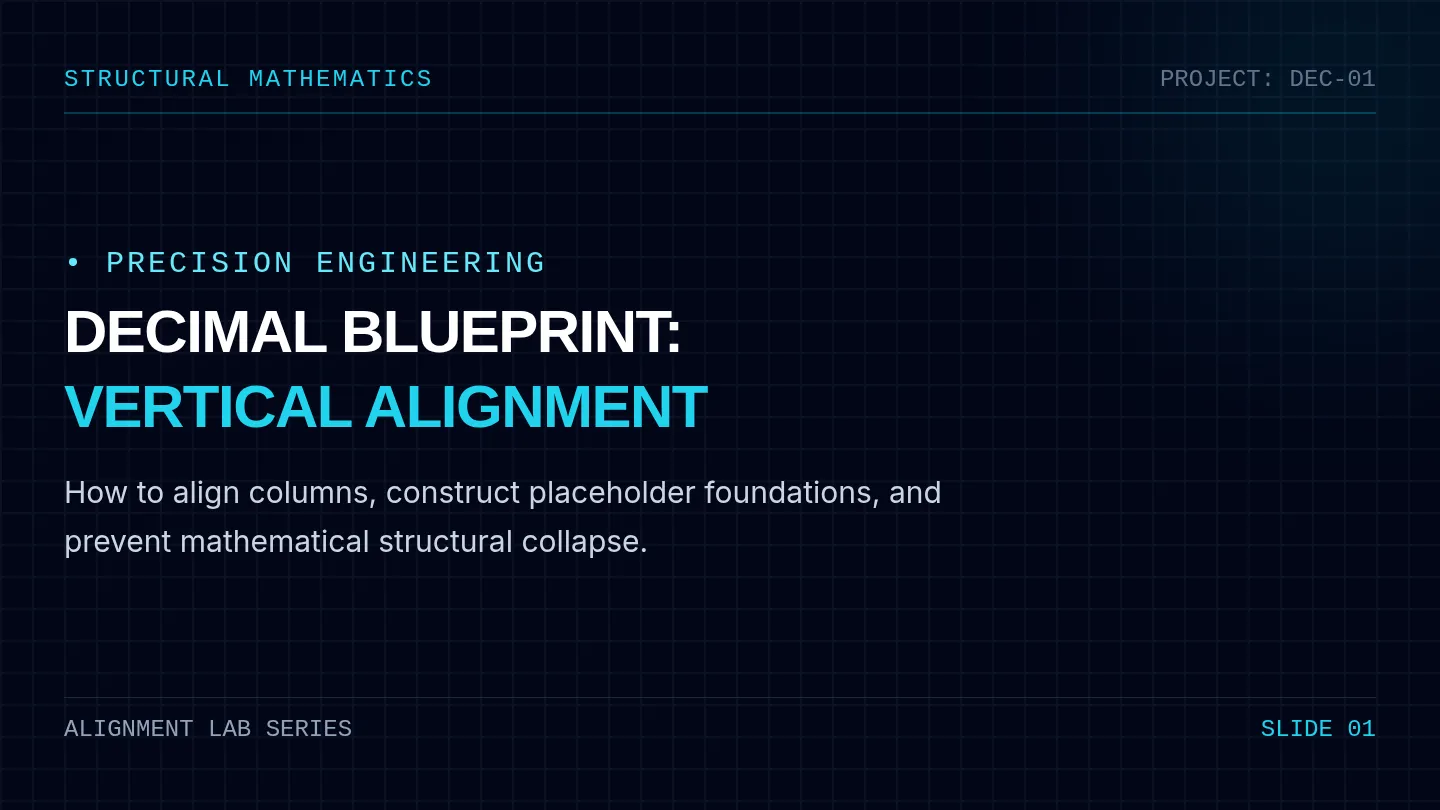 Decimal Blueprint Slides