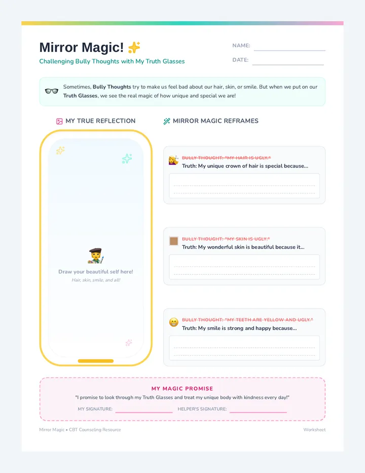 Mirror Magic Worksheet