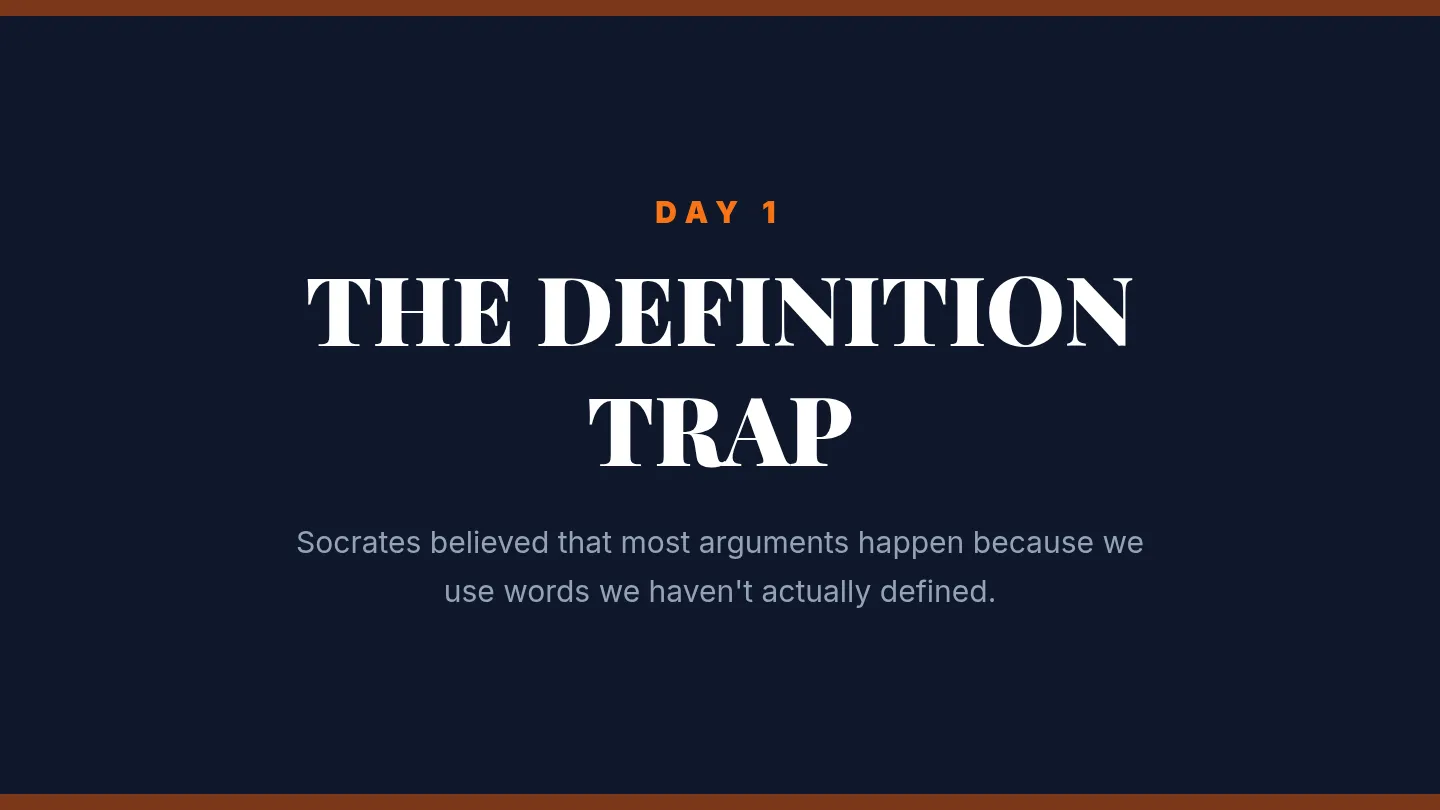 Definition Trap Slides