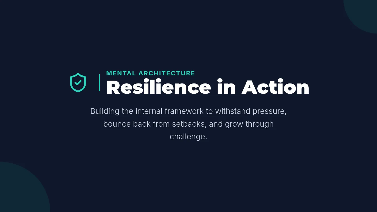 Resilience Blueprint Slides