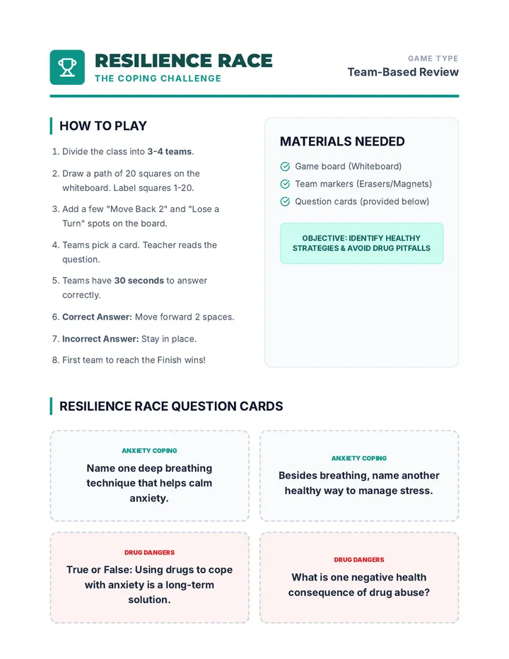 Resilience Race Game