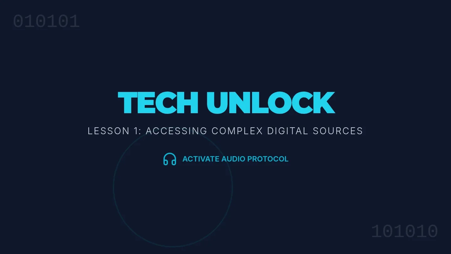 Tech Unlock Slides