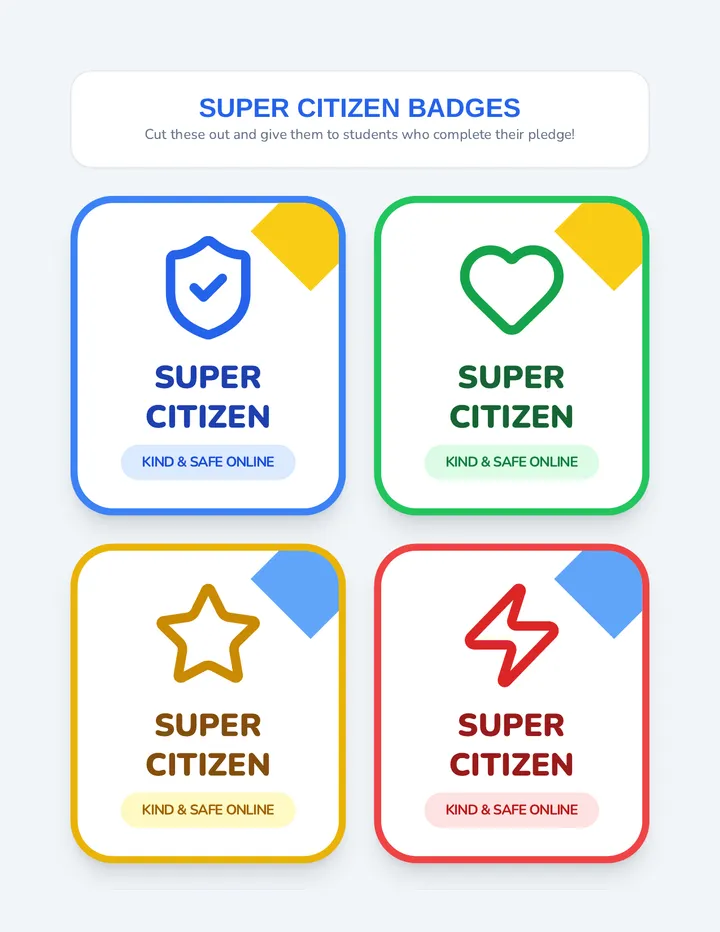 Super Citizen Badges