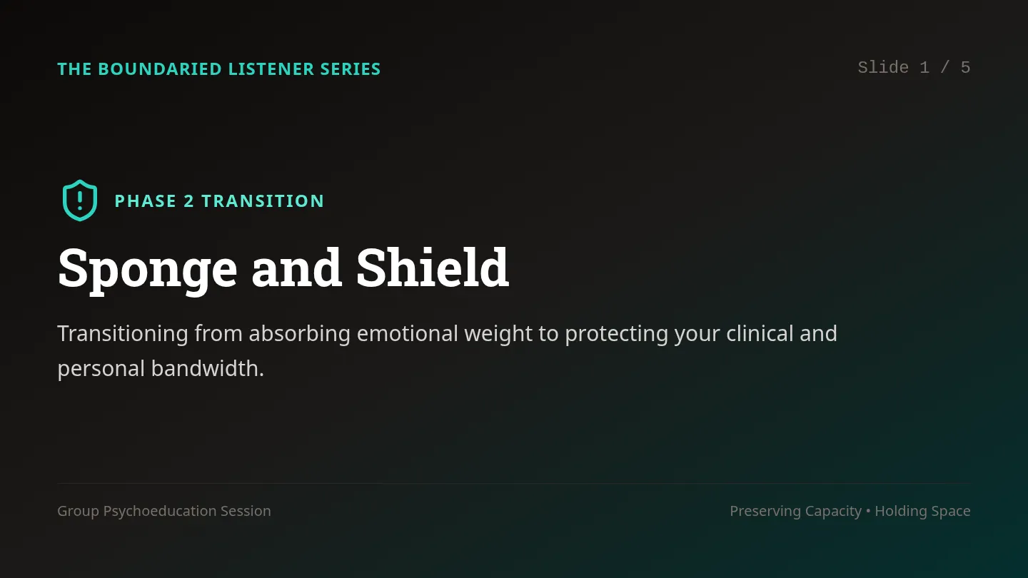 Sponge and Shield Slides