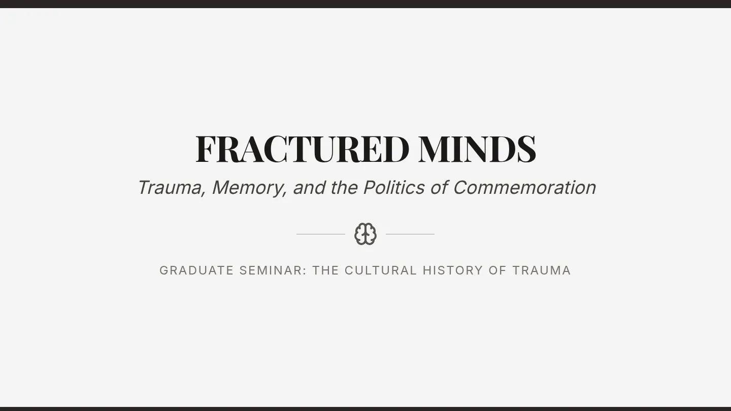 Fractured Minds Slides