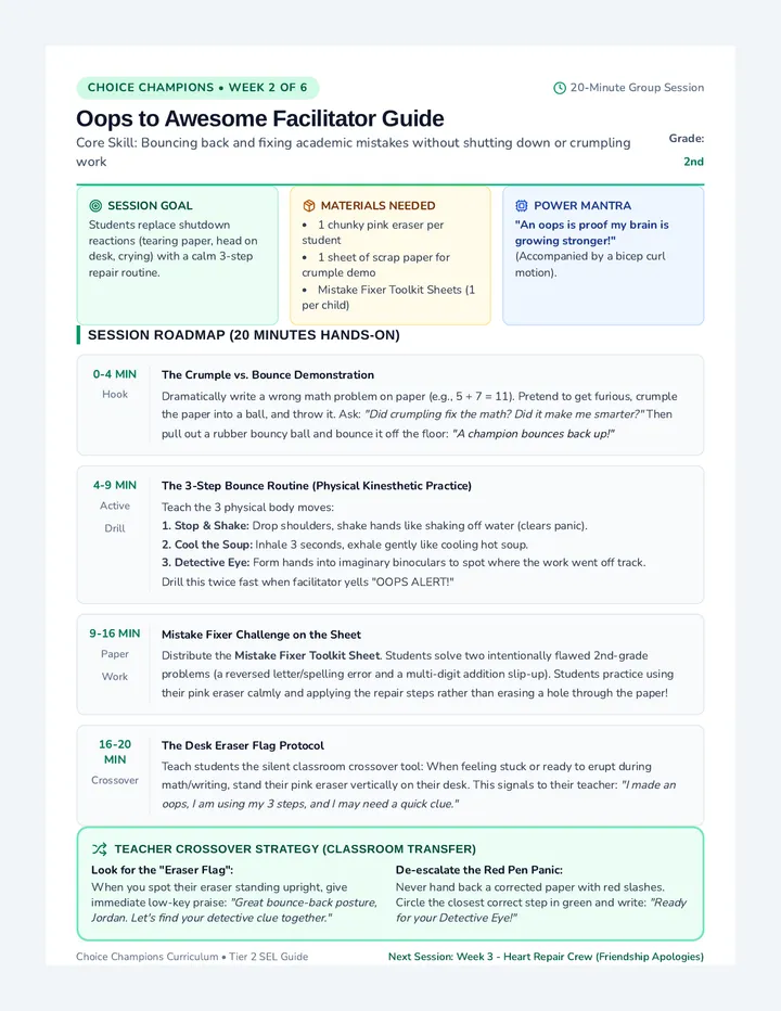 Oops to Awesome Facilitator Guide