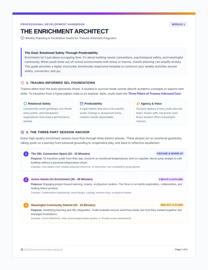 Enrichment Blueprint Guide page 1