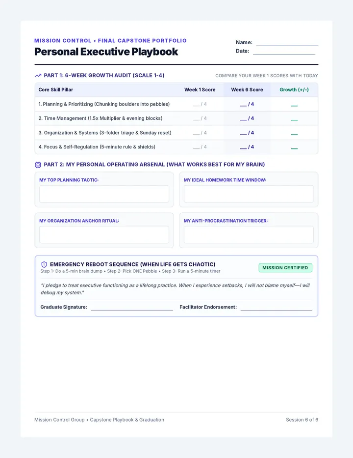 Executive Playbook Portfolio