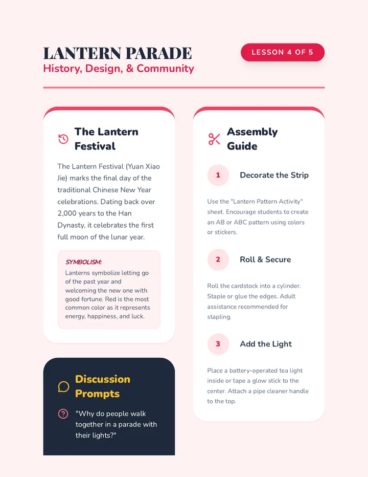 Lantern Parade Teacher Guide