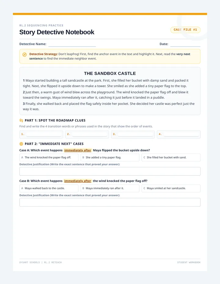 Next Step Worksheet