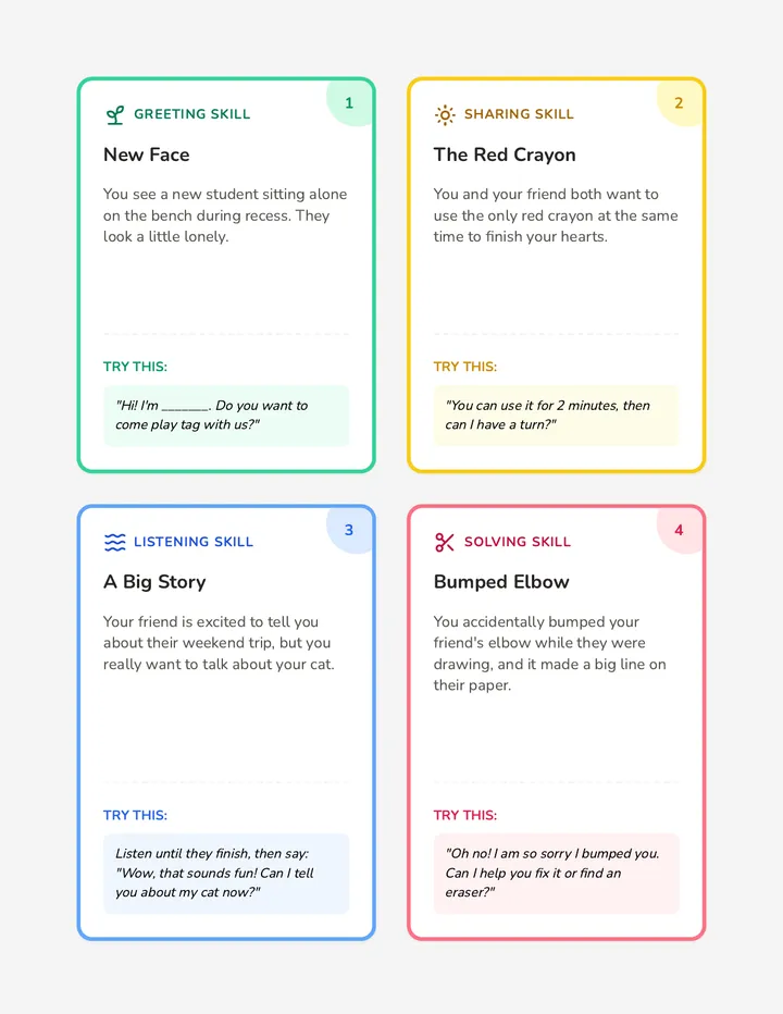 Friendship Sprout Cards