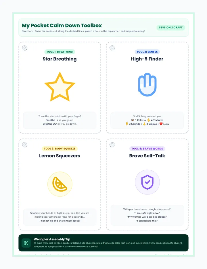 Coping Tool Cards Printable