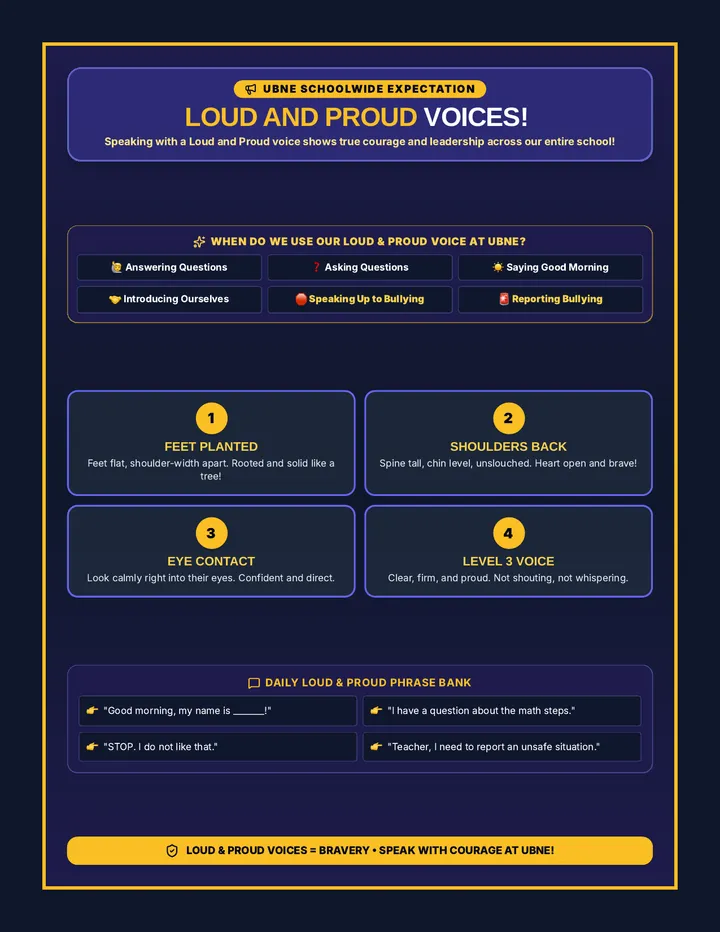 Loud Proud Voice Poster