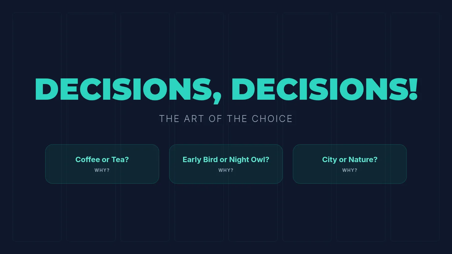 Decision Dynamics Slide Deck