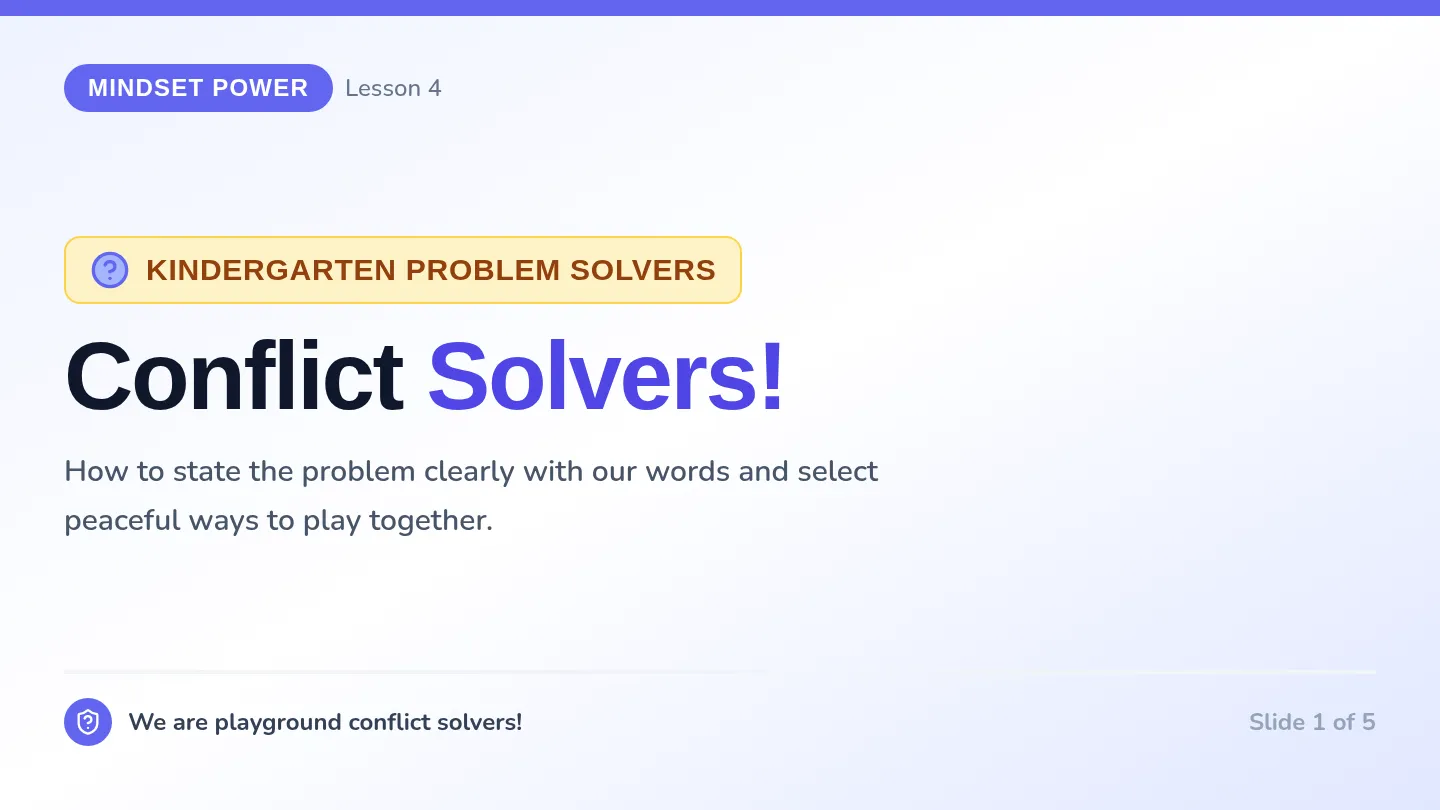 Conflict Solvers Slides